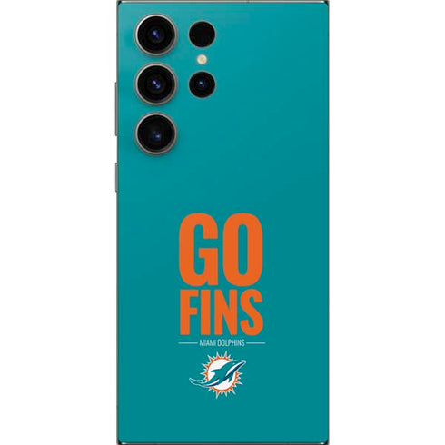 NFL Miami Dolphins Team Motto Galaxy S24 Ultra Skin