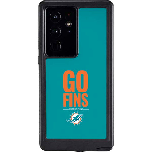 NFL Miami Dolphins Team Motto Galaxy S24 Ultra Waterproof Case