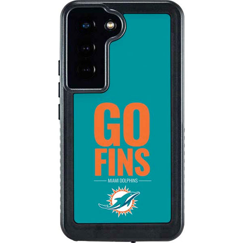 NFL Miami Dolphins Team Motto Galaxy S24 Waterproof Case