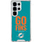 NFL Miami Dolphins Team Motto Galaxy S25 Ultra Clear Case