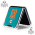 NFL Miami Dolphins Team Motto Galaxy Z Flip6 Clear Case
