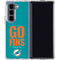 NFL Miami Dolphins Team Motto Galaxy Z Fold5 5G Clear Case