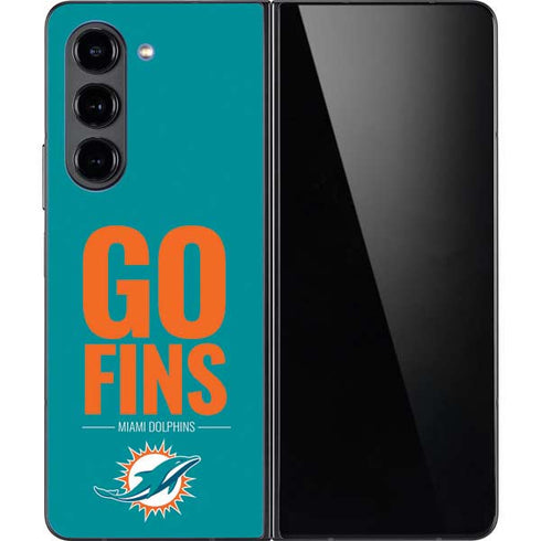 NFL Miami Dolphins Team Motto Galaxy Z Fold5 5G Skin