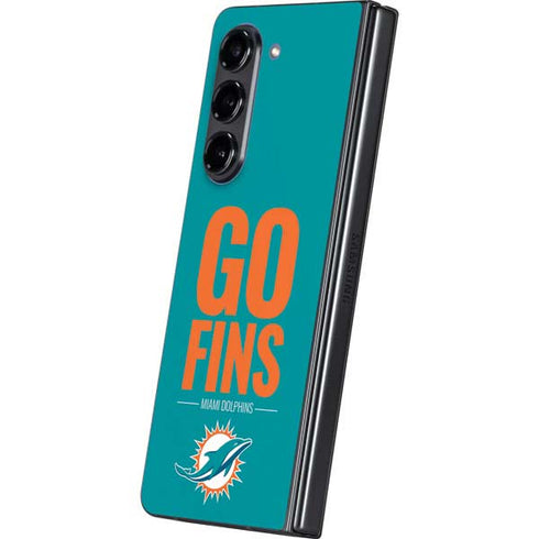 NFL Miami Dolphins Team Motto Galaxy Z Fold5 5G Skin