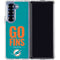 NFL Miami Dolphins Team Motto Galaxy Z Fold6 Clear Case