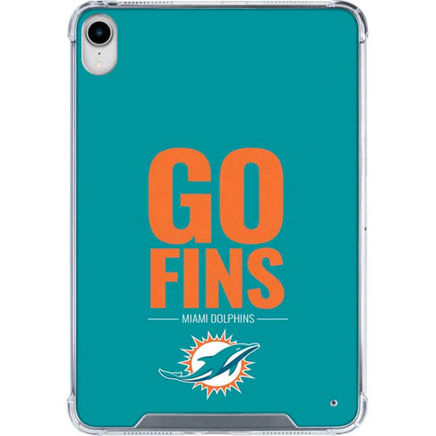 NFL Miami Dolphins Team Motto iPad 11th Gen (2025) Clear Case