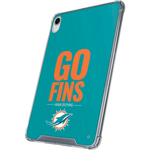 NFL Miami Dolphins Team Motto iPad 11th Gen (2025) Clear Case