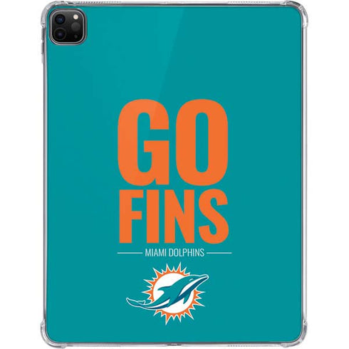 NFL Miami Dolphins Team Motto iPad Pro 11in (2024) Clear Case