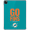 NFL Miami Dolphins Team Motto iPad Pro 11in (2024) Clear Case