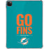 NFL Miami Dolphins Team Motto iPad Pro 11in (2024) Clear Case