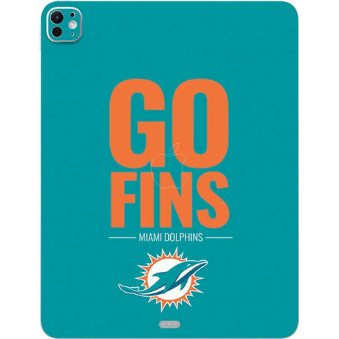 NFL Miami Dolphins Team Motto iPad Pro 13in M4 (2024) Skin