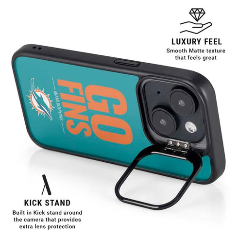 NFL Miami Dolphins Team Motto iPhone 13 Kickstand Case