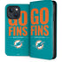 NFL Miami Dolphins Team Motto iPhone 15 Folio Case