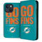 NFL Miami Dolphins Team Motto iPhone 15 Plus Folio Case