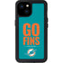 NFL Miami Dolphins Team Motto iPhone 15 Plus Waterproof Case