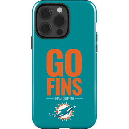 NFL Miami Dolphins Team Motto iPhone 15 Pro Impact Case