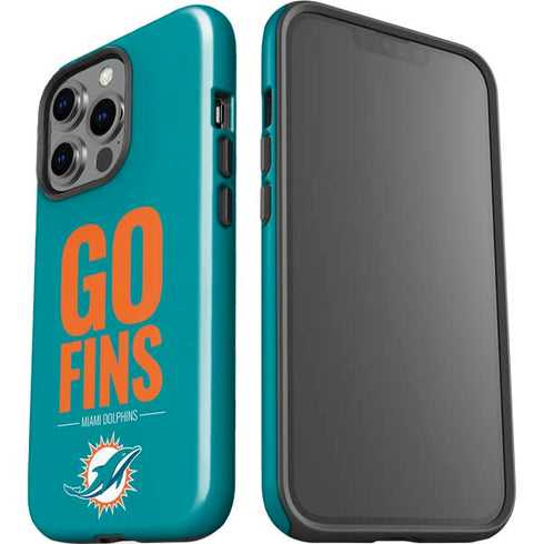 NFL Miami Dolphins Team Motto iPhone 15 Pro Impact Case