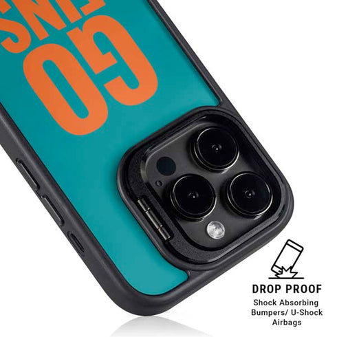 NFL Miami Dolphins Team Motto iPhone 15 Pro Kickstand Case