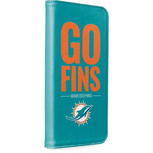 NFL Miami Dolphins Team Motto iPhone 15 Pro Max Folio Case