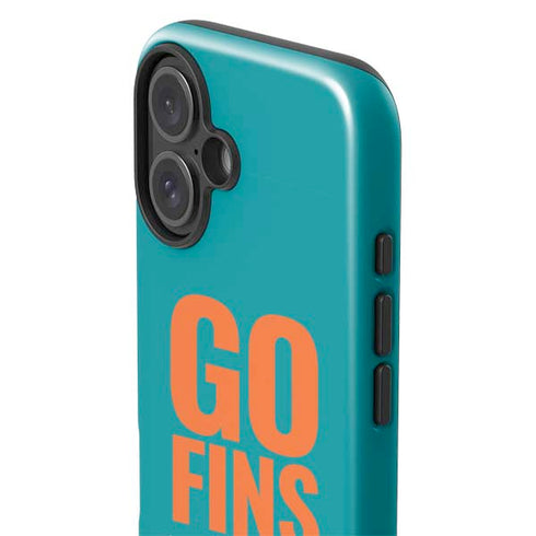 NFL Miami Dolphins Team Motto iPhone 16 Plus Impact Case