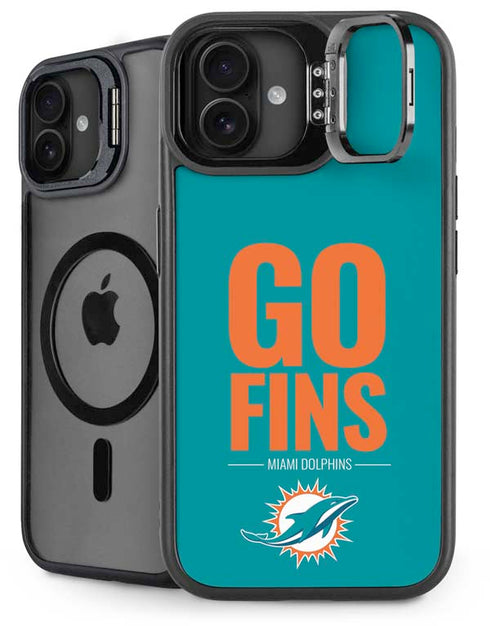 NFL Miami Dolphins Team Motto iPhone 16 Plus Kickstand Case