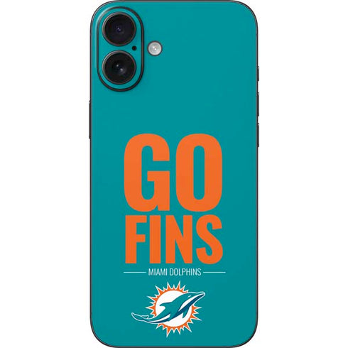 NFL Miami Dolphins Team Motto iPhone 16 Plus Skin