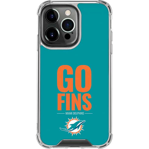 NFL Miami Dolphins Team Motto iPhone 16 Pro Clear Case