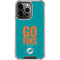 NFL Miami Dolphins Team Motto iPhone 16 Pro Clear Case