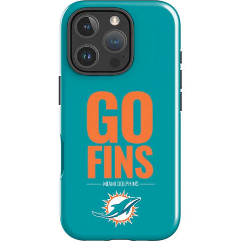 NFL Miami Dolphins Team Motto iPhone 16 Pro Impact Case
