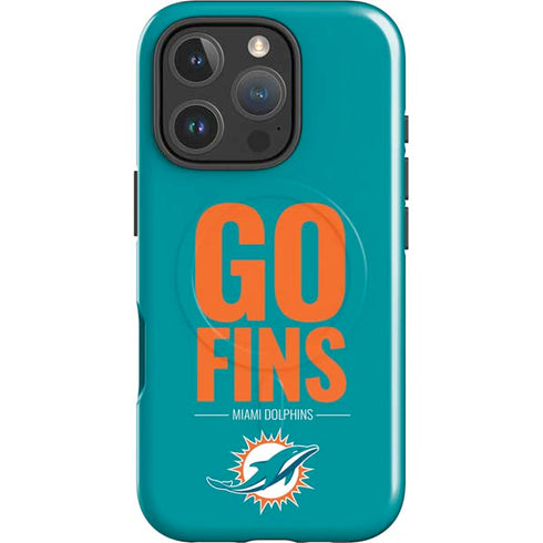 NFL Miami Dolphins Team Motto iPhone 16 Pro Magsafe Impact Case