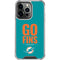 NFL Miami Dolphins Team Motto iPhone 16 Pro Max Clear Case