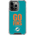 NFL Miami Dolphins Team Motto iPhone 16 Pro Max Clear Case