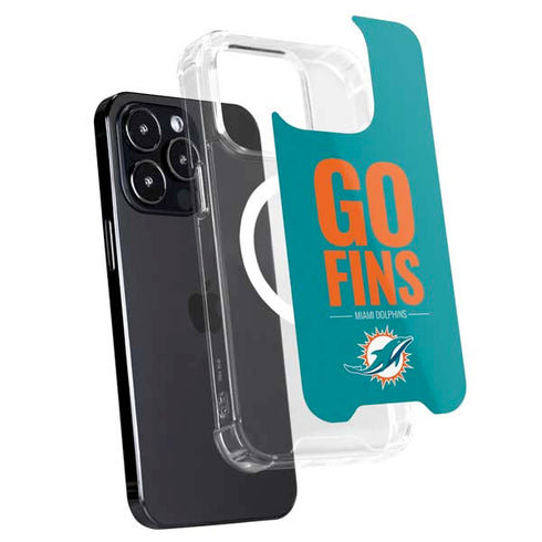NFL Miami Dolphins Team Motto iPhone 16 Pro Max MagSafe Case