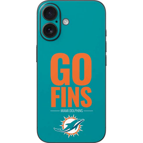 NFL Miami Dolphins Team Motto iPhone 16 Skin