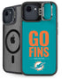 NFL Miami Dolphins Team Motto iPhone 16e Kickstand Case