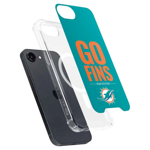 NFL Miami Dolphins Team Motto iPhone 16e MagSafe Case