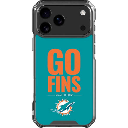 NFL Miami Dolphins Team Motto iPhone 18 Pro Max Clear Case