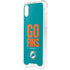 NFL Miami Dolphins Team Motto iPhone XS Clear Case