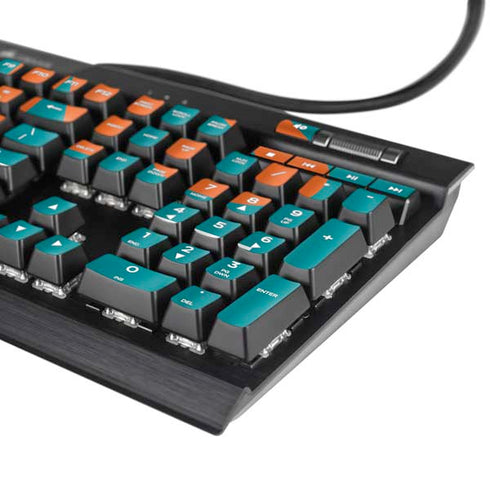 NFL Miami Dolphins Team Motto K95 RGB PLATINUM Mechanical Gaming Keyboard Skin