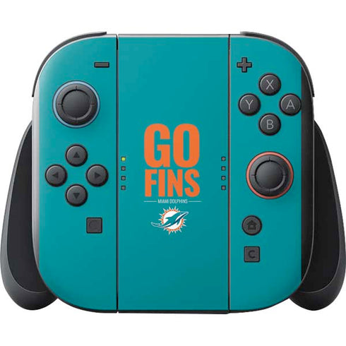NFL Miami Dolphins Team Motto Nintendo Switch 2 (2025) with Joy-Con Skin