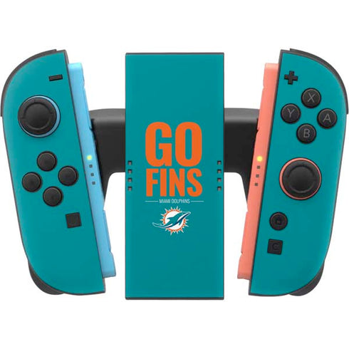 NFL Miami Dolphins Team Motto Nintendo Switch 2 (2025) Joy-Con Controller Skin