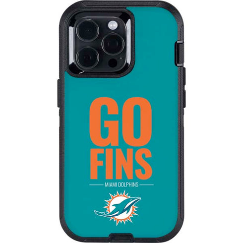 NFL Miami Dolphins Team Motto Otterbox Defender iPhone Skin