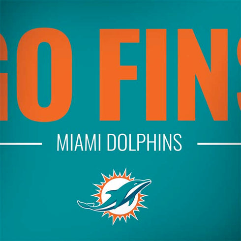 NFL Miami Dolphins Team Motto PlayStation 4 Gold Wireless Headset Skin