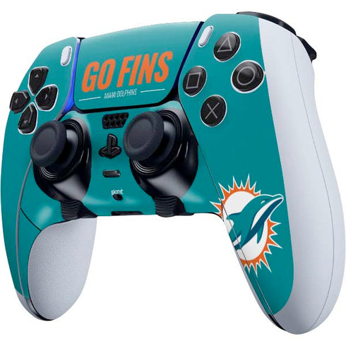 NFL Miami Dolphins Team Motto PS5 DualSense Edge Pro Controller Skin