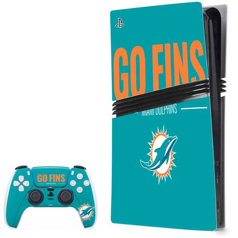 NFL Miami Dolphins Team Motto PS5 Pro Bundle Skin
