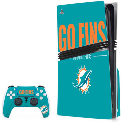 NFL Miami Dolphins Team Motto PlayStation PS5 Skins