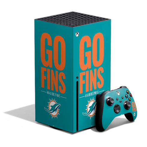 NFL Miami Dolphins Team Motto Xbox Series X Skins