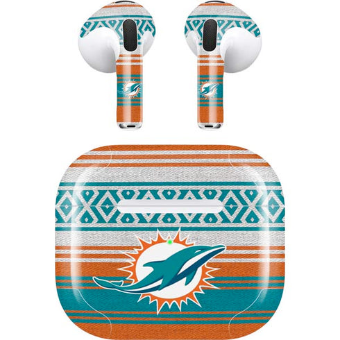 NFL Miami Dolphins Trailblazer Apple AirPods (3rd Gen 2021) Skin