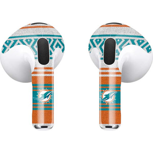 NFL Miami Dolphins Trailblazer Apple AirPods (3rd Gen 2021) Skin