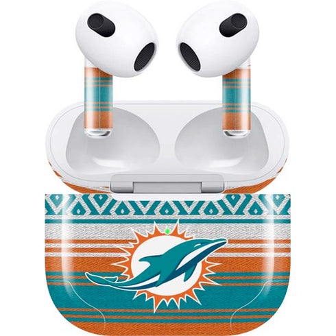 NFL Miami Dolphins Trailblazer Apple AirPods (3rd Gen 2021) Skin